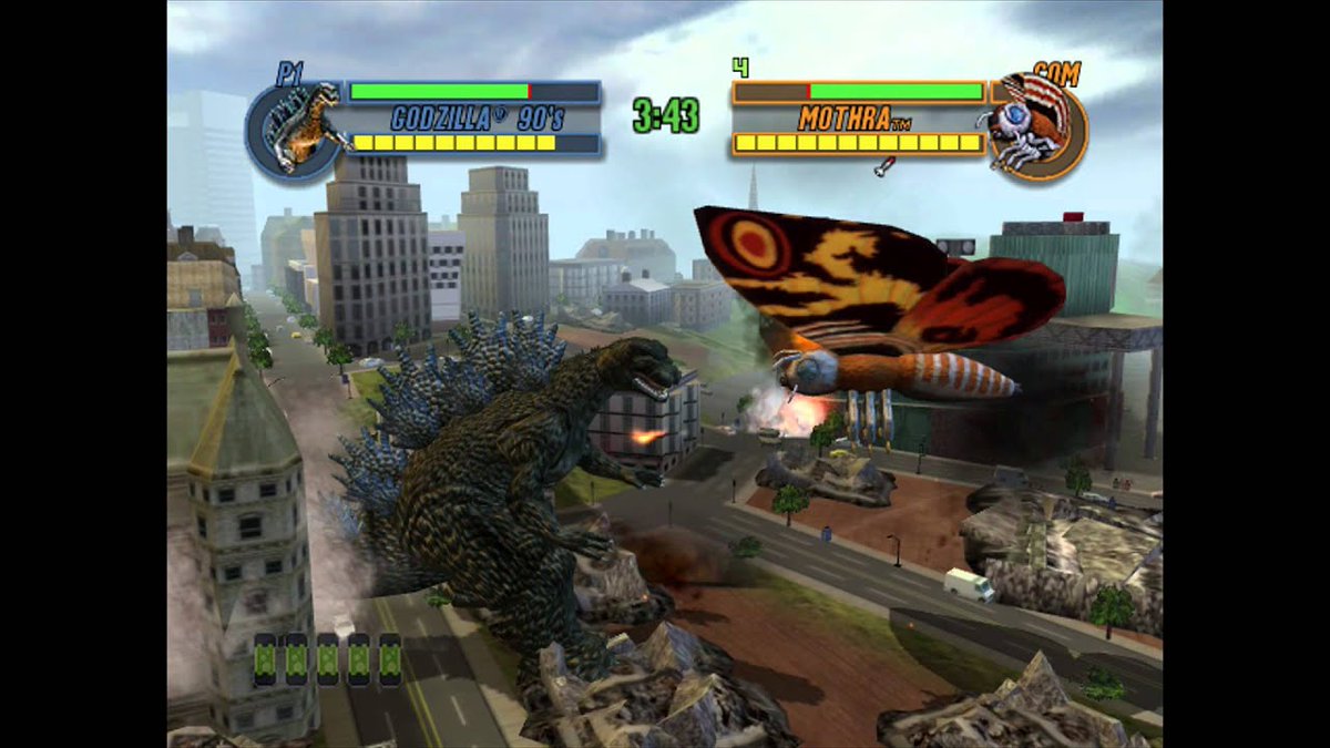 You can play as a dinosaur in Godzilla: Save the Earth.