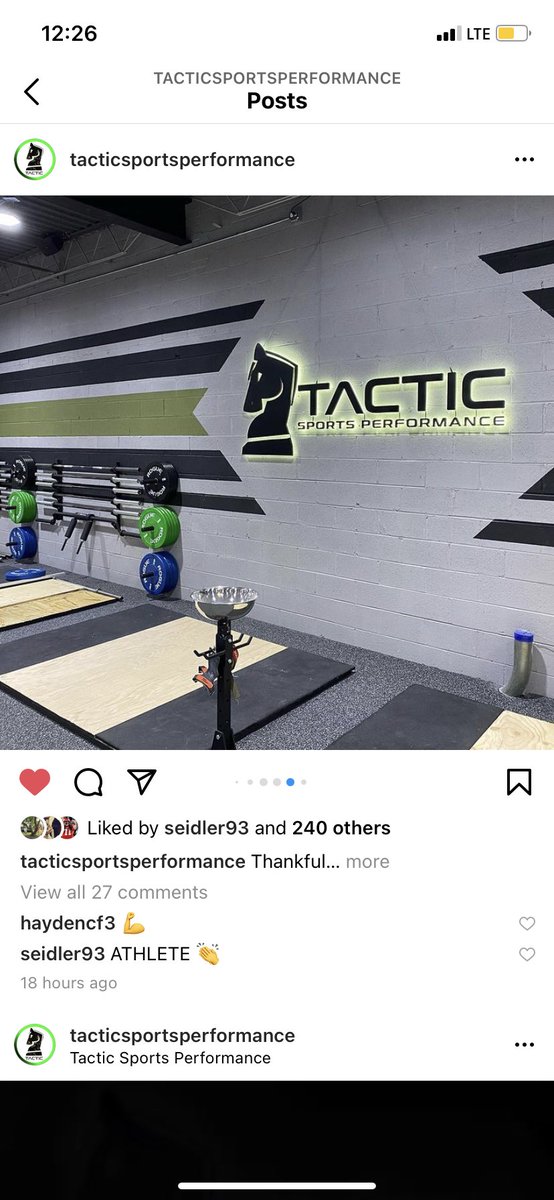 Lundsanity51's tweet photo. You want to develop as an athlete! Any young athlete that wants to develop his potential in the Chicagoland this is the place! These guys are amazing trainers and developers of athletes! New facility is π₯π₯π₯! @Tactic_SP #FoundationalStrength #Fundamentals #AthleteDevelopment https://t.co/pezg72OwxB