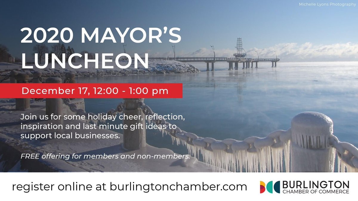 MariannMeedWard's tweet photo. Join the @burlingtoncofc & me on Dec. 17 for the 2020 Mayor’s Luncheon. Despite the challenges we’ve faced with #COVID19, we can overcome through collaboration and passion to get through this crisis together. Learn more: https://t.co/i1jr6doGsl! #2020MayorsLuncheon #BCofC #BurlON https://t.co/LukPK3RDGQ