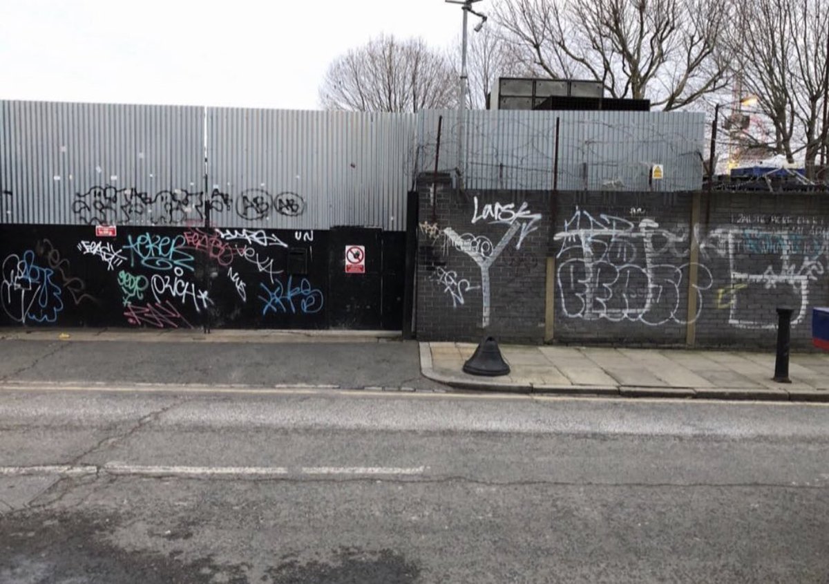 Smeed Road, chicken factory, 2009 and 2019