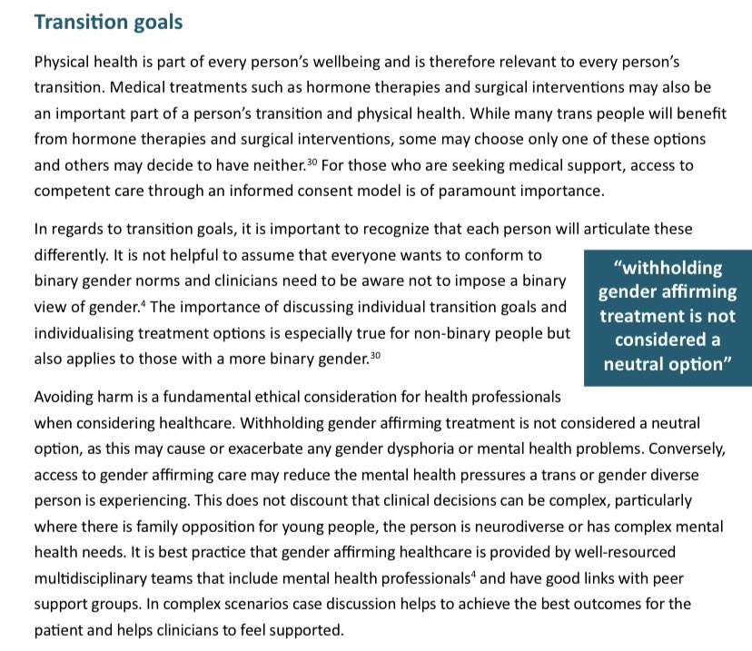 “Withholding gender affirming treatment is not considered a neutral option, as this may cause or exacerbate any gender dysphoria or mental health problems” Yesterday’s ruling threatens not just to withhold, but to withdraw, gender affirming treatment for trans kids in the UK