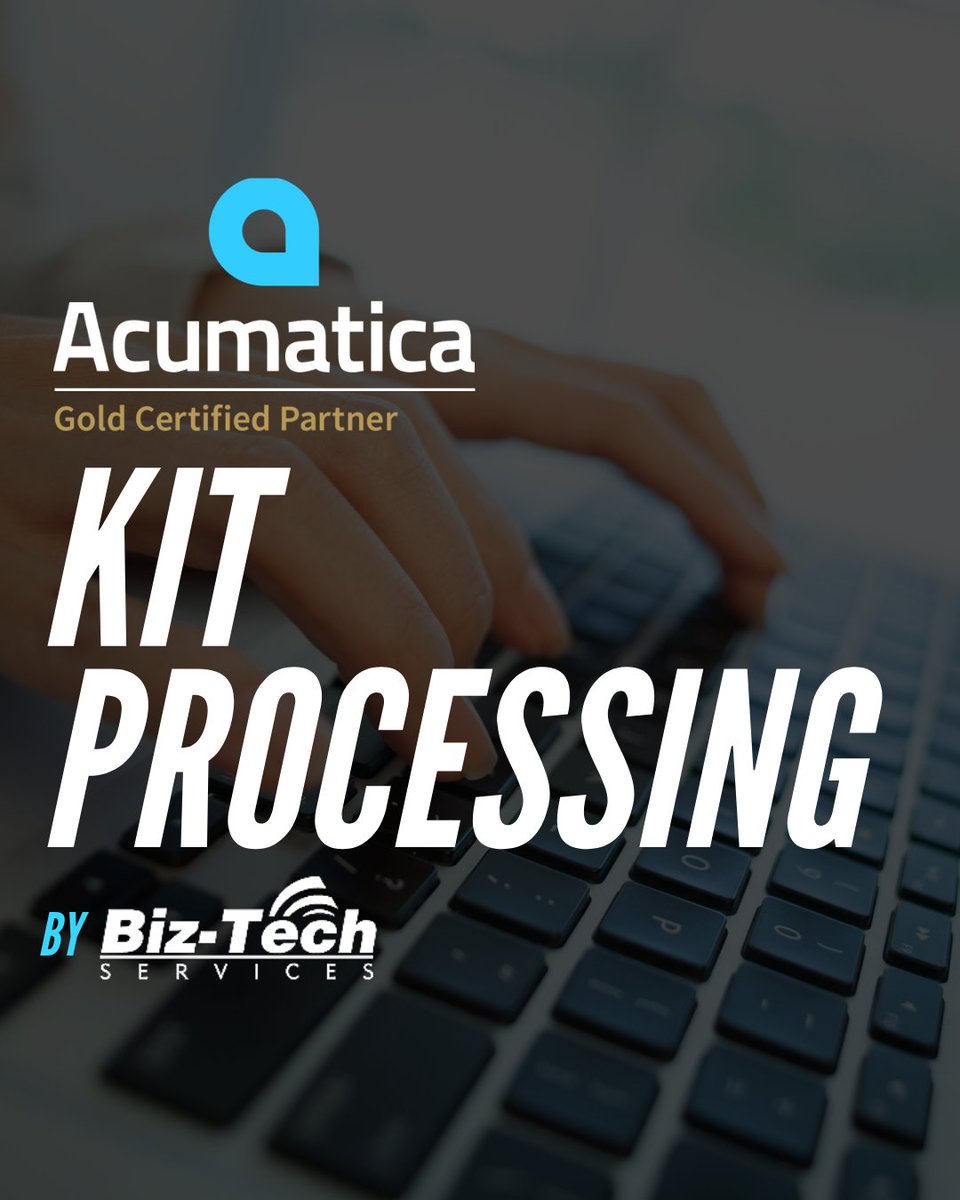 BizTechServices's tweet image. Kit Processing is one of our #Acumatica Enhancements that allows users to explode kit components right on the Sales Order screen. Most importantly, there is no need to open another maintenance screen or print a pick list to view kit components.