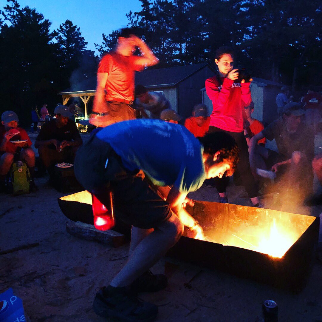 Glad u asked <a href="/NVOAVP/">National VOA Vice President</a>, my favorite camp memory would definitely be spending time w/ friends around a campfire! What about you <a href="/SRVPresident/">SR Venturing President</a>?