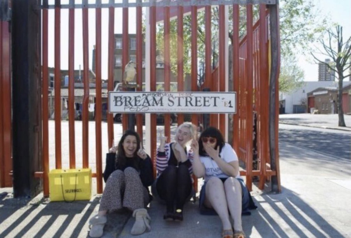 Bream Street, (someone crossed the road name out and wrote “Motherfucking Pedo Street”. Have absolutely zero idea why) 2009 and 2019