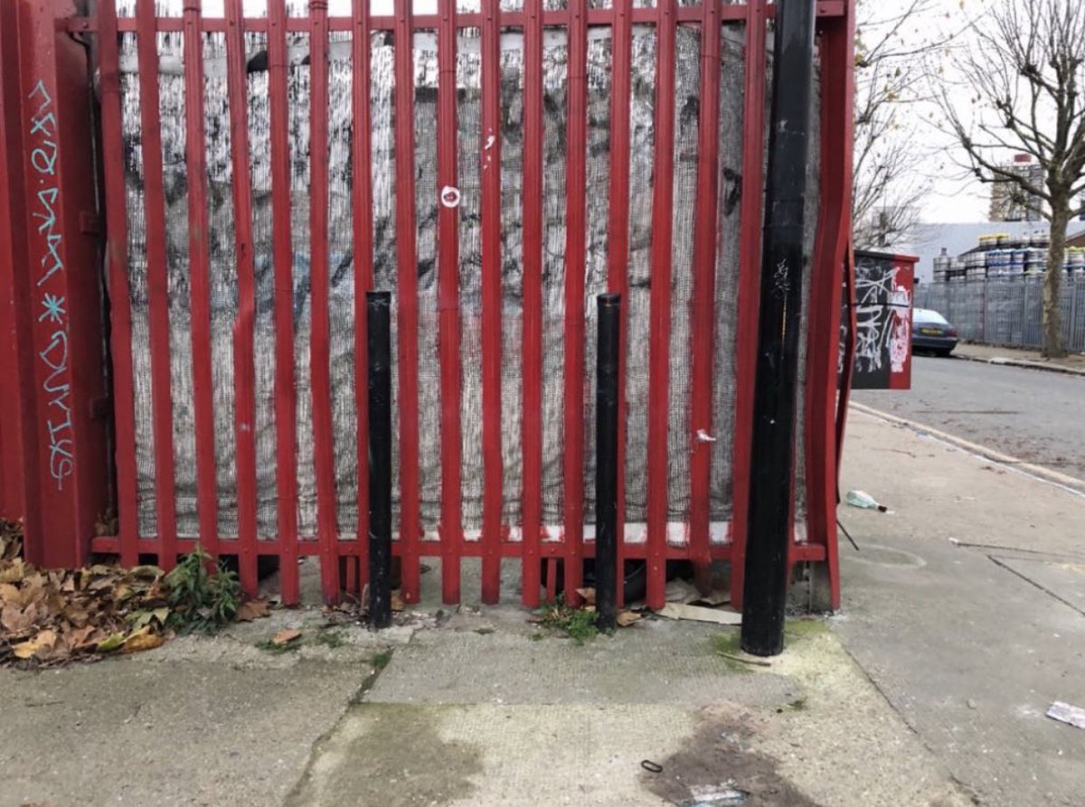 Bream Street, (someone crossed the road name out and wrote “Motherfucking Pedo Street”. Have absolutely zero idea why) 2009 and 2019