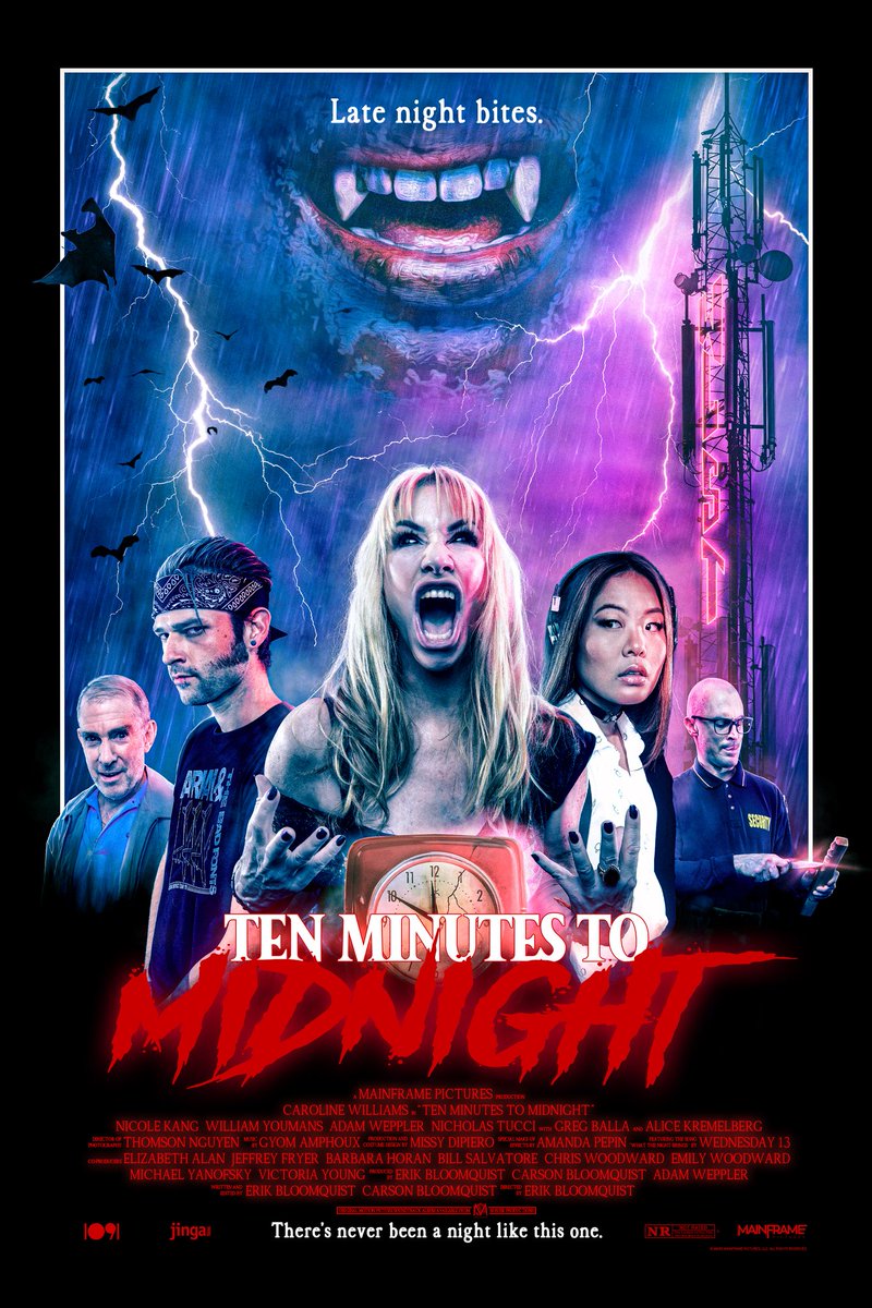 FracVis's tweet photo. SUNDAY! Catch the Welsh premiere of TEN MINUTES TO MIDNIGHT, a thought provoking take on the Vampire subgenre, followed by a Q&A with director Erik Bloomquist | + TRANSFERT #FracVisFest
๐ Tickets available โก๏ธ https://t.co/jjOzCEVpgf https://t.co/jotDoA0F3D