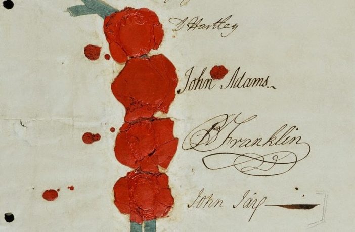 john_adams_30's tweet photo. For anyone who wnats to see the signs that has bring us independence. Heres the signs of the treaty of Paris https://t.co/lvaipkOkwZ