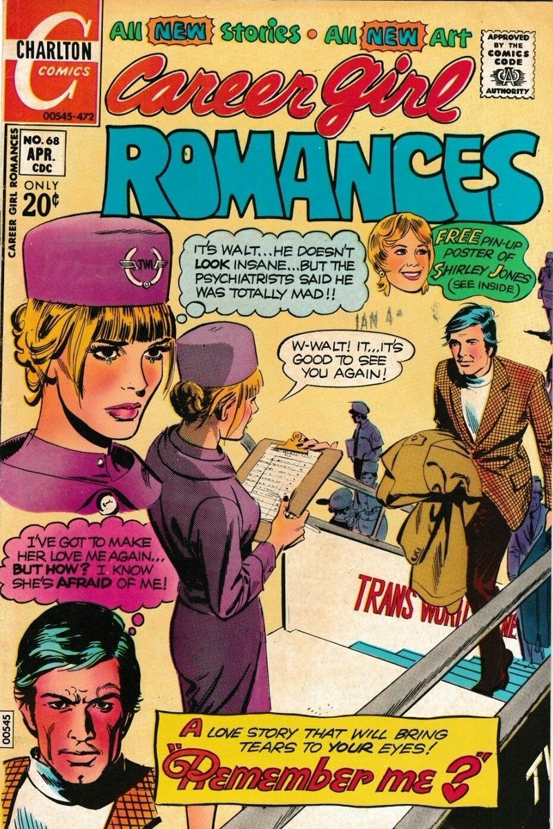 By its 1960s peak there were over 100 romance comic titles in circulation, looking at every aspect of romance no matter how unlikely.