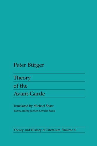 A TASTE OF POWER: A Black Woman's Story, Elaine Brown (1992) This may be a self-published edition or a bound manuscript; trade edition pictured below.KAFKA WAS THE RAGE: A Greenwich Village Memoir, Anatole Broyard (1993)THEORY OF THE AVANT-GARDE, Peter Bürger (1984) 7/10
