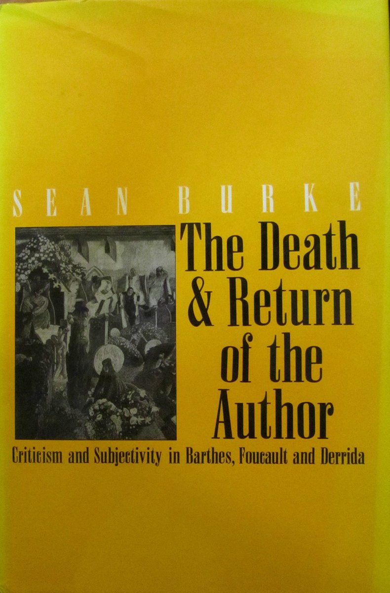 THE DEATH AND THE RETURN OF THE AUTHOR: Criticism and Subjectivity in Barthes, Foucault and Derrida, Seán Burke (1992)LESSONS IN BECOMING MYSELF, Ellen Burstyn (2007)FREEDOMS GIVEN FREEDOMS WON: Afro-Brazilians in Post-Abolition São Paolo and Salvador, Kim Butler (1998) 8/10
