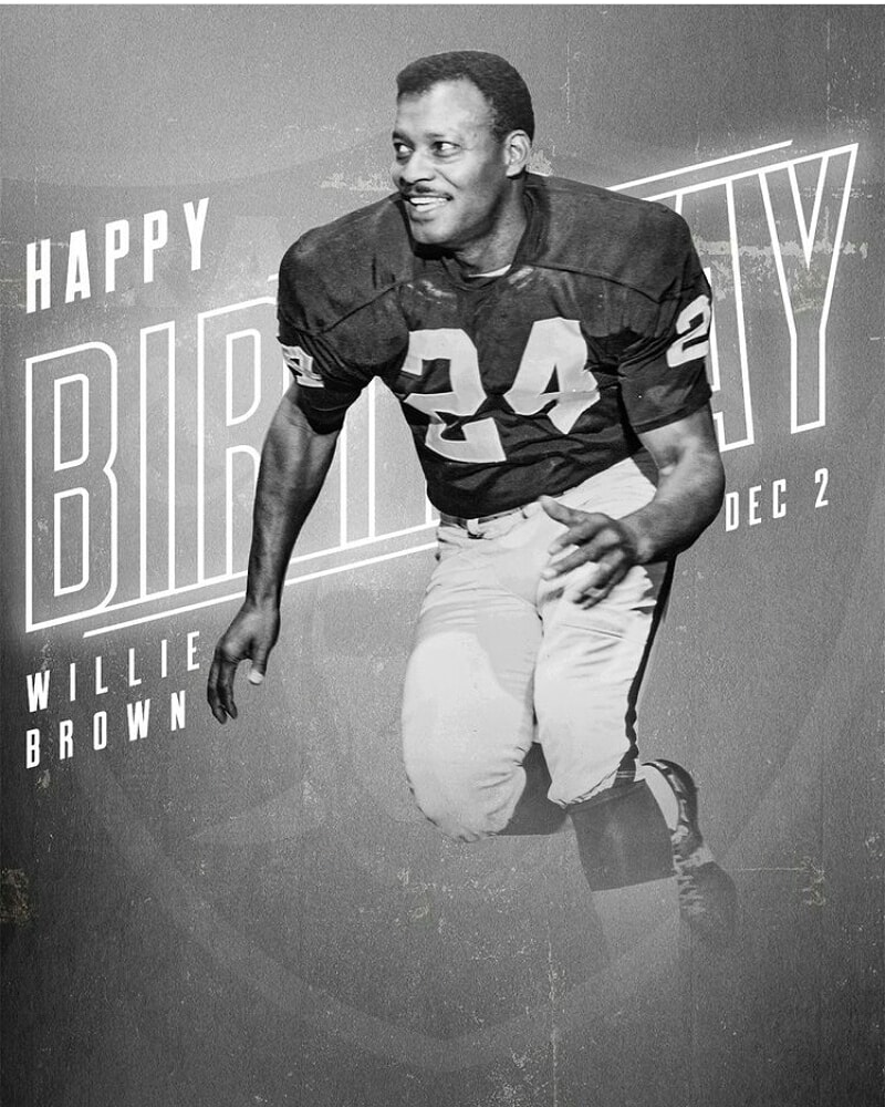 Happy birthday Willie Brown from all of us here at the 808 Aloha State     