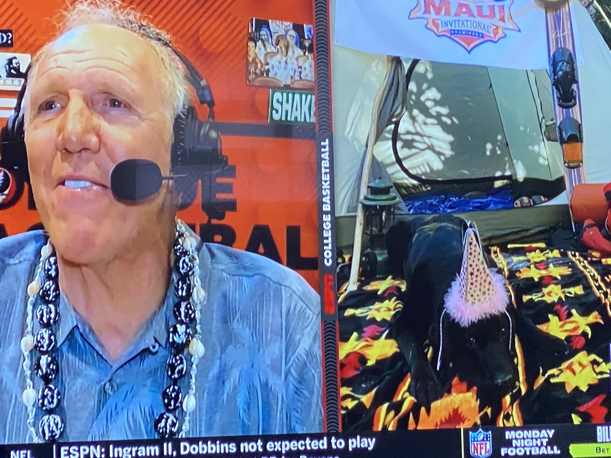 Bill Walton is singing happy birthday to his dog 