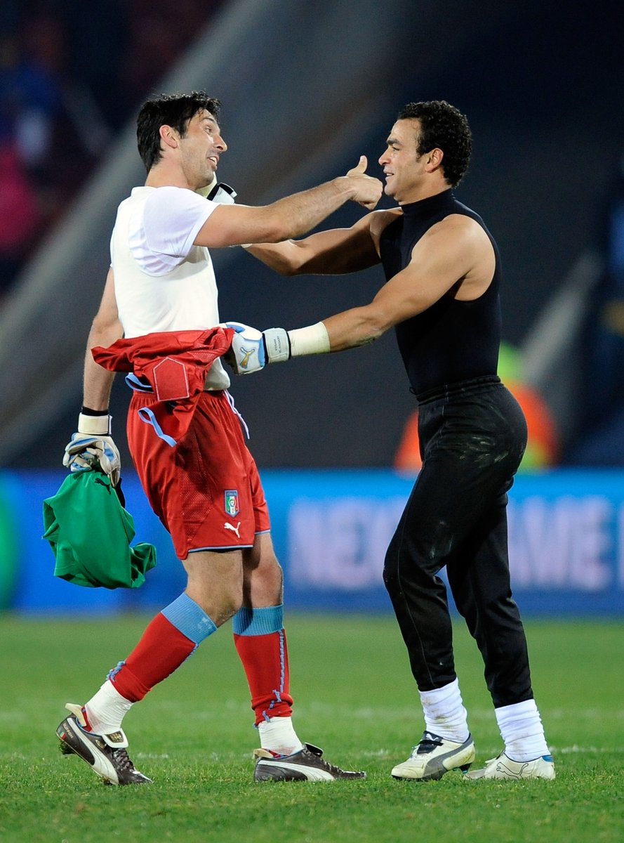 El-Hadary’s finest moment came in the 2009 Confederations Cup in Egypt’s 1-0 win over reigning world champions Italy. He kept a clean sheet in a miraculous performance that saw a barrage of shots saved, exemplifying his ‘high dam’ nickname.Even Gianluigi Buffon was impressed.