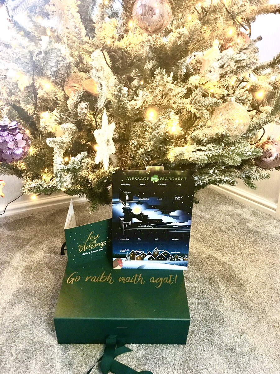 CBrogan_MedLaw's tweet photo. Go raibh maith agat (thank you) to our very thoughtful clients ⁦@My_Mums_Voice⁩ for this lovely delivery. Loving the Irish advent calendars (which are also on the way to our amazing Trainees, ⁦@CatherineLeeIM⁩ &amp; ⁦@alliegrover_⁩ ⁦@irwinmitchell⁩) 🎄 https://t.co/P7bIqZUsju