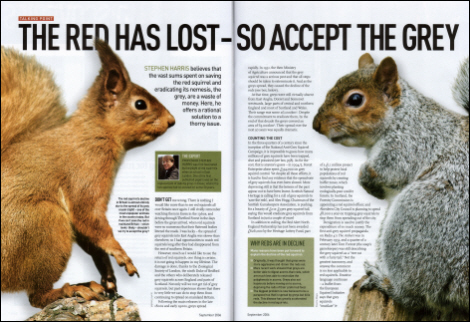 2006 turned out to be just a little early to write the red squirrel obituary. Fourteen years later and red squirrel conservation has proved amazingly successful, particularly in Ireland, Wales and the North of England.