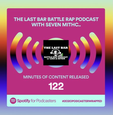 thebestofseven's tweet photo. #SpotifyWrapped #SpotifyWrapped2020 #2020Wrapped #2020PodcasterWrapped #t7mradio #lastbar https://t.co/4KOBqEOMMT