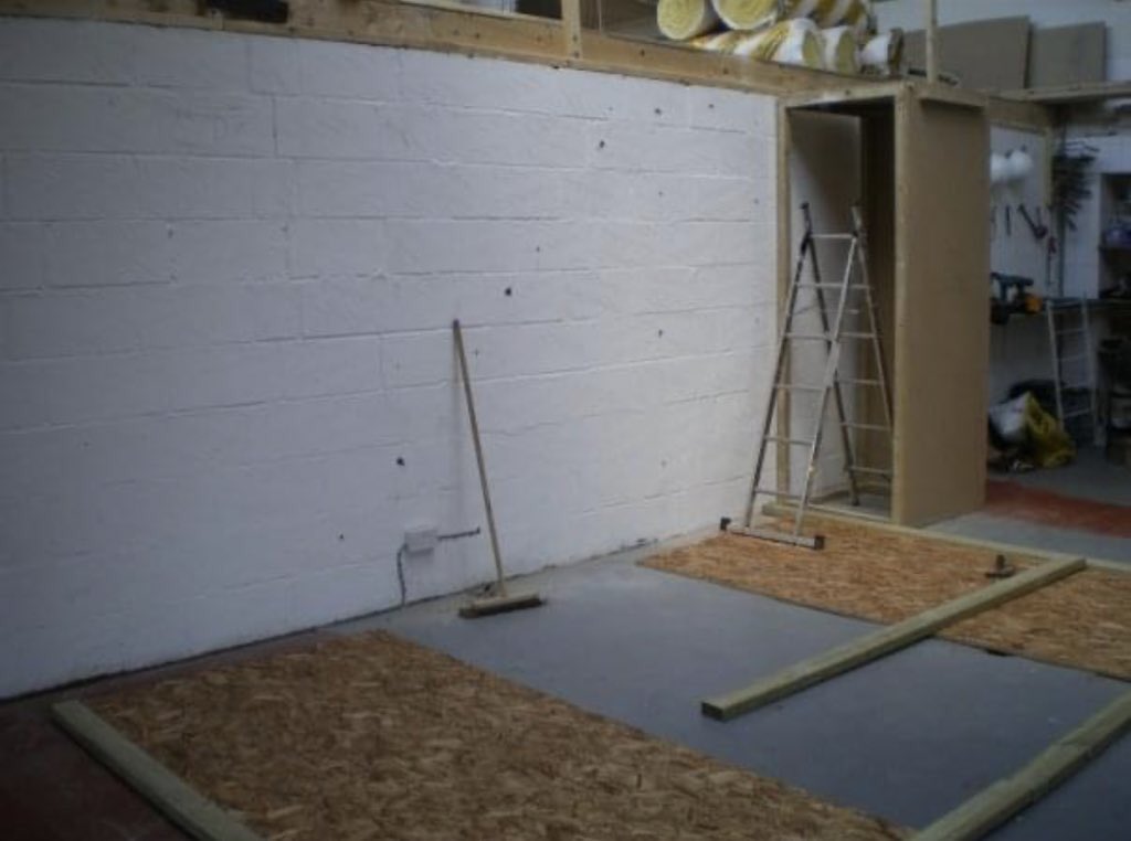 Inside the Peanut Factory we built our own rooms. By which I mean, my dad mostly built mine, and I stood around a lot. (2008)