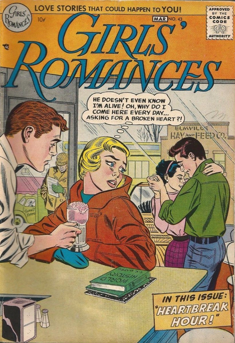 Will romance comics ever make a comeback? That's a tough call: the audience has changed and so has the nature of comic books. I think this is a romance that may have run its course.