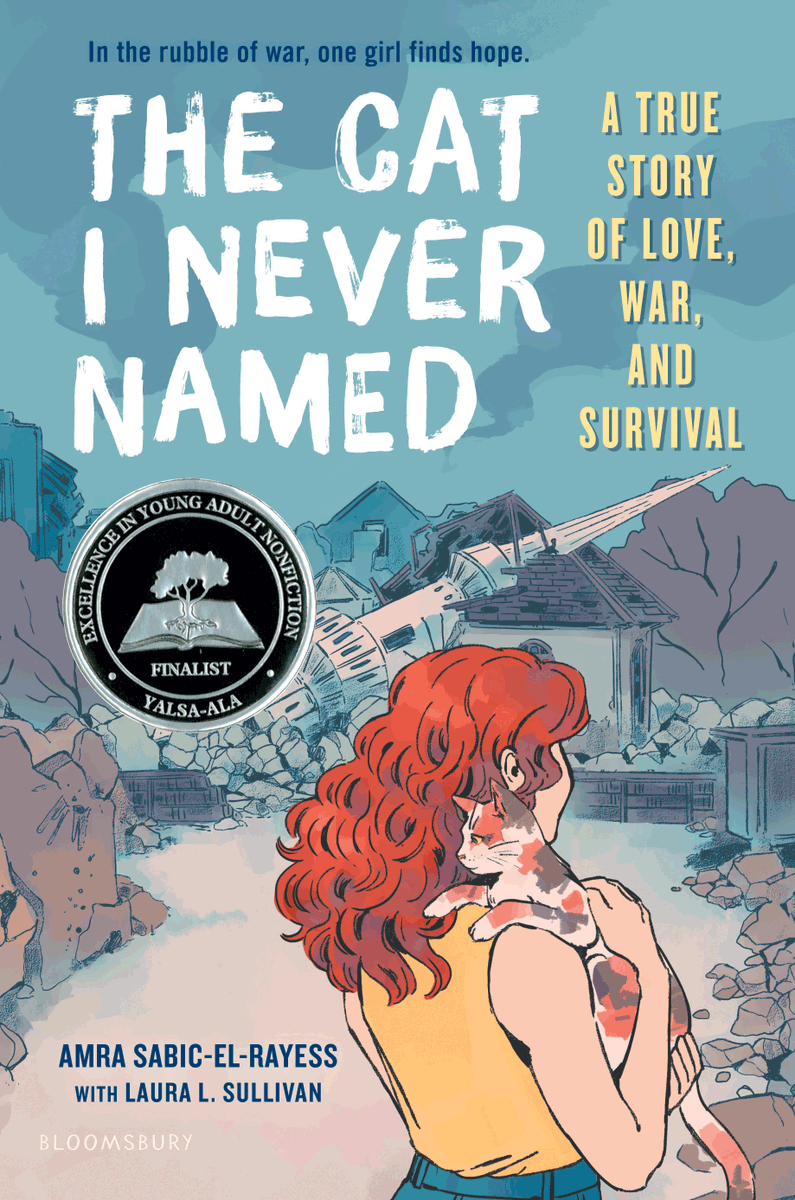 yalsa's tweet image. Congrats @amrasabicPHD @bloomsburykids &amp;amp; Laura L. Sullivan for "The Cat I Never Named" being named a @yalsa 2021 Nonfiction Award finalist! bit.ly/2DQo4Qo #yalit #literacy #librarians