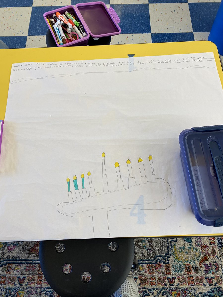 Ms_Wade6thGrade's tweet photo. When your KWL chart needs an annex learned section, learning about Hanukkah in #socialstudies this week! #inquirybasedlearning #KWL #veritascommunityschool @VERITAS_CFA @MSilverVCS https://t.co/DUZep0WigH