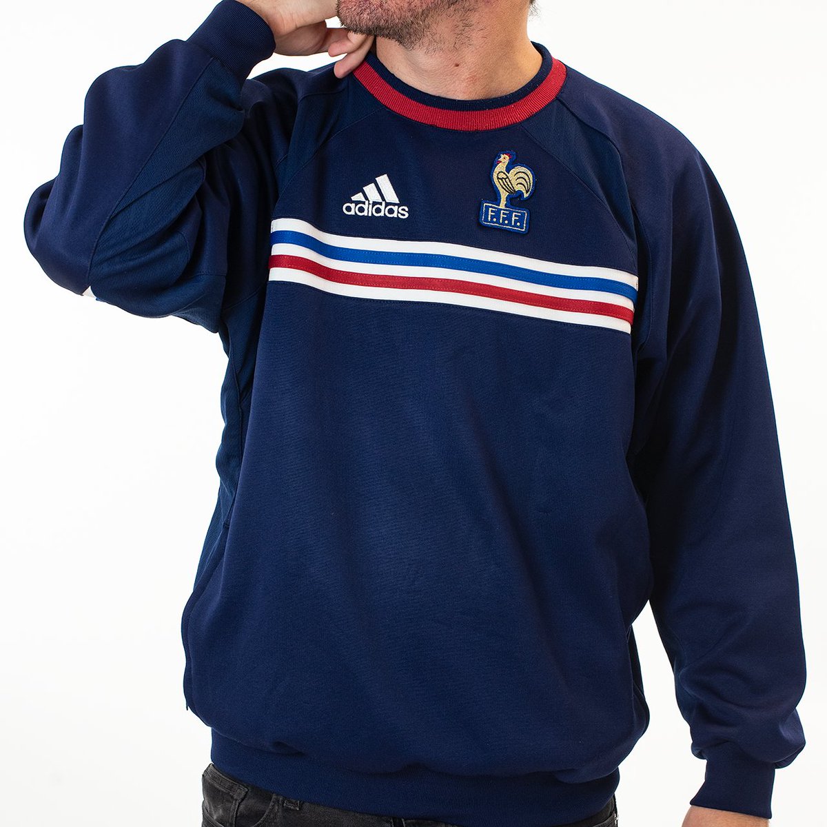 Football Shirts on Twitter: "France 98 Sweat Top by Adidas 🇫🇷😍 https://t.co/eX0KE5QHwO" /