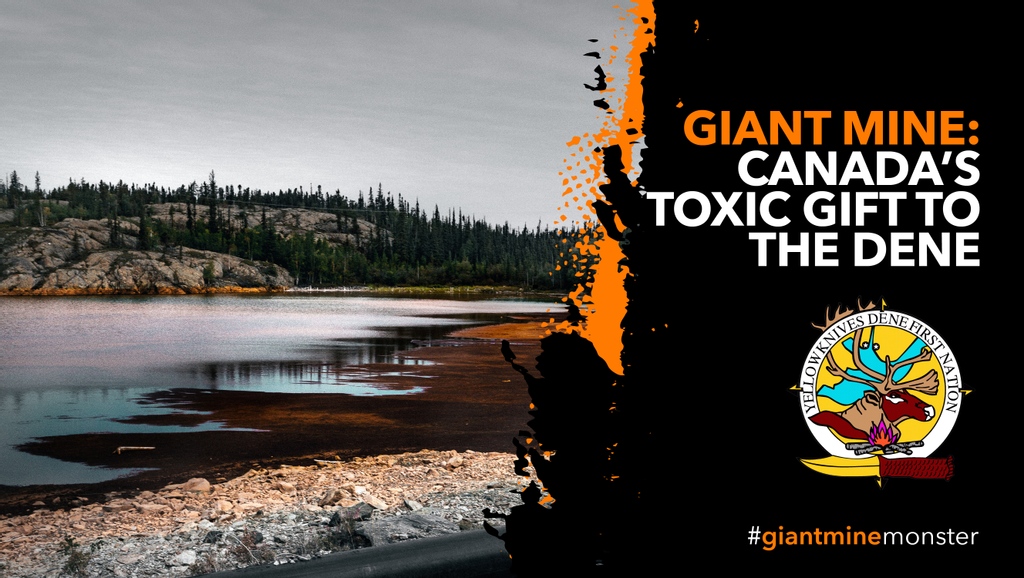 Today YKDFN brought together community leaders and Giant Mine survivors to formally call on Canada to provide an apology and compensation for the damage and long-lasting impact to our lands and people caused by Giant Mine’s operations. Full statement: giantminemonster.ca/wp-content/upl…