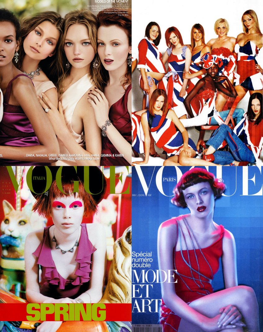 KAREN ELSONVogue US September 2004Vogue UK January 2002Vogue Italia February 1997Vogue Paris December 1997