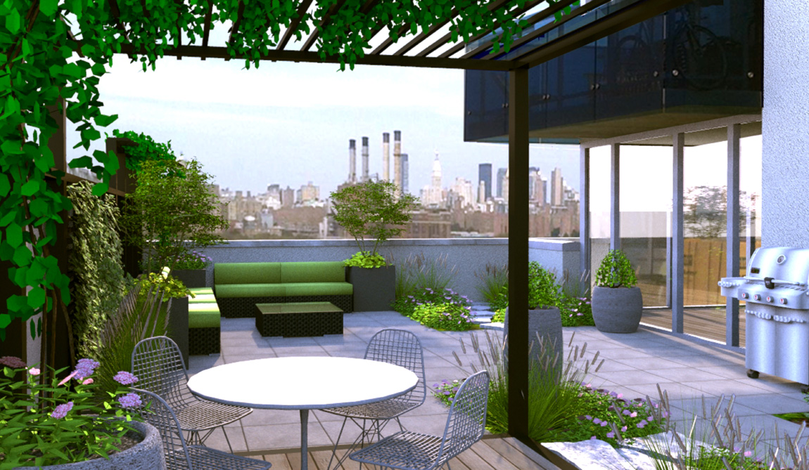 CDLS_NY's tweet photo. With designed spaces including a kitchen garden and a lounge area, this Williamsburg terrace provides a fresh and aesthetically pleasing social environment. https://t.co/ncuhyknIXt #NYCDesign #NYCTerrace https://t.co/oIu14Ywun2