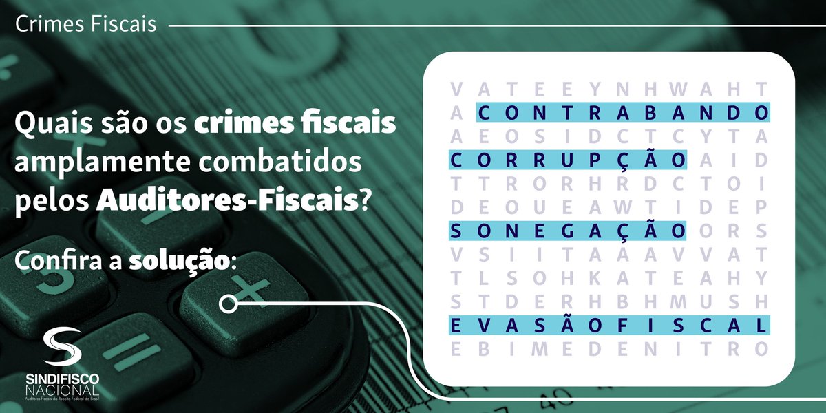 O Xrhsths Sindifisco Nacional Sto Twitter A Pratica De Crimes Fiscais No Brasil E Muito Comum Porque Os Infratores Nao Acreditam Na Real Punicao Sem O Trabalho Dos Auditores Fiscais Crimes Como Os