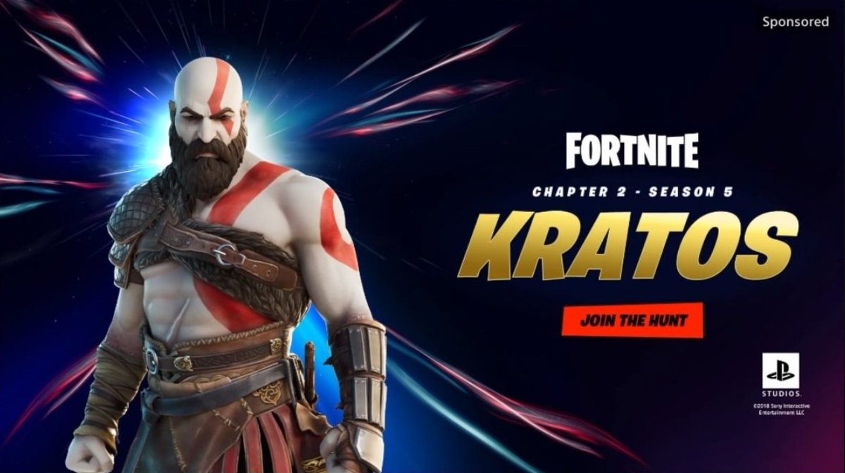 Epic Games и Sony тизерят появление Кратоса в Fortnite