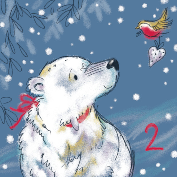 A gift for Bear. Day 2   #illo_advent #childrensbookillustrators #picturebookillustrators