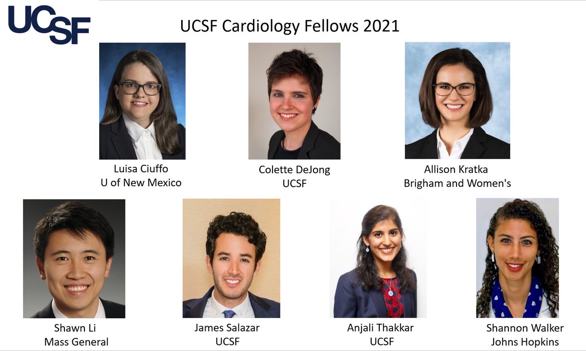 Excited to welcome our incoming fellowship class for 2021! Congratulations!