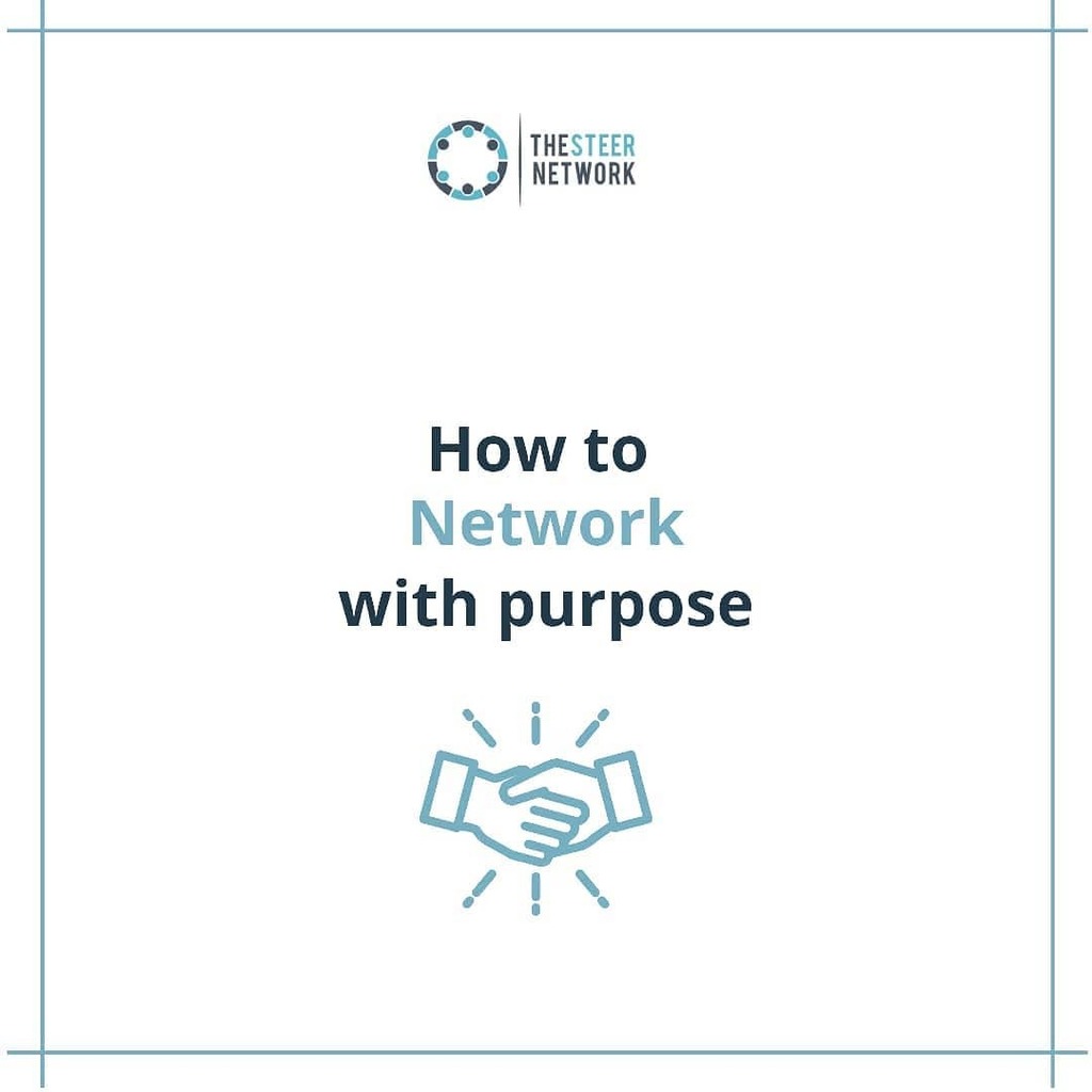 thesteernetwork's tweet photo. It's one thing to 'network ' and another thing to 'network with purpose'.

We are constantly reminded of the importance of networking with the right people and how it can boost our success. How then can we network with purpose?

Click the link in our bio… https://t.co/tIi2ItGPQo https://t.co/3FkbnfPeud