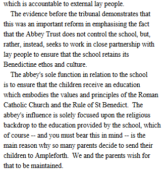 On the face of it, quite impressive. But something nagged at the back of my mind - where have I heard this before? Then I remembered the IICSA hearings in Nov/Dec 2017. Matthias Kelly QC represented Ampleforth at those hearings. This is what he said in his closing submission.