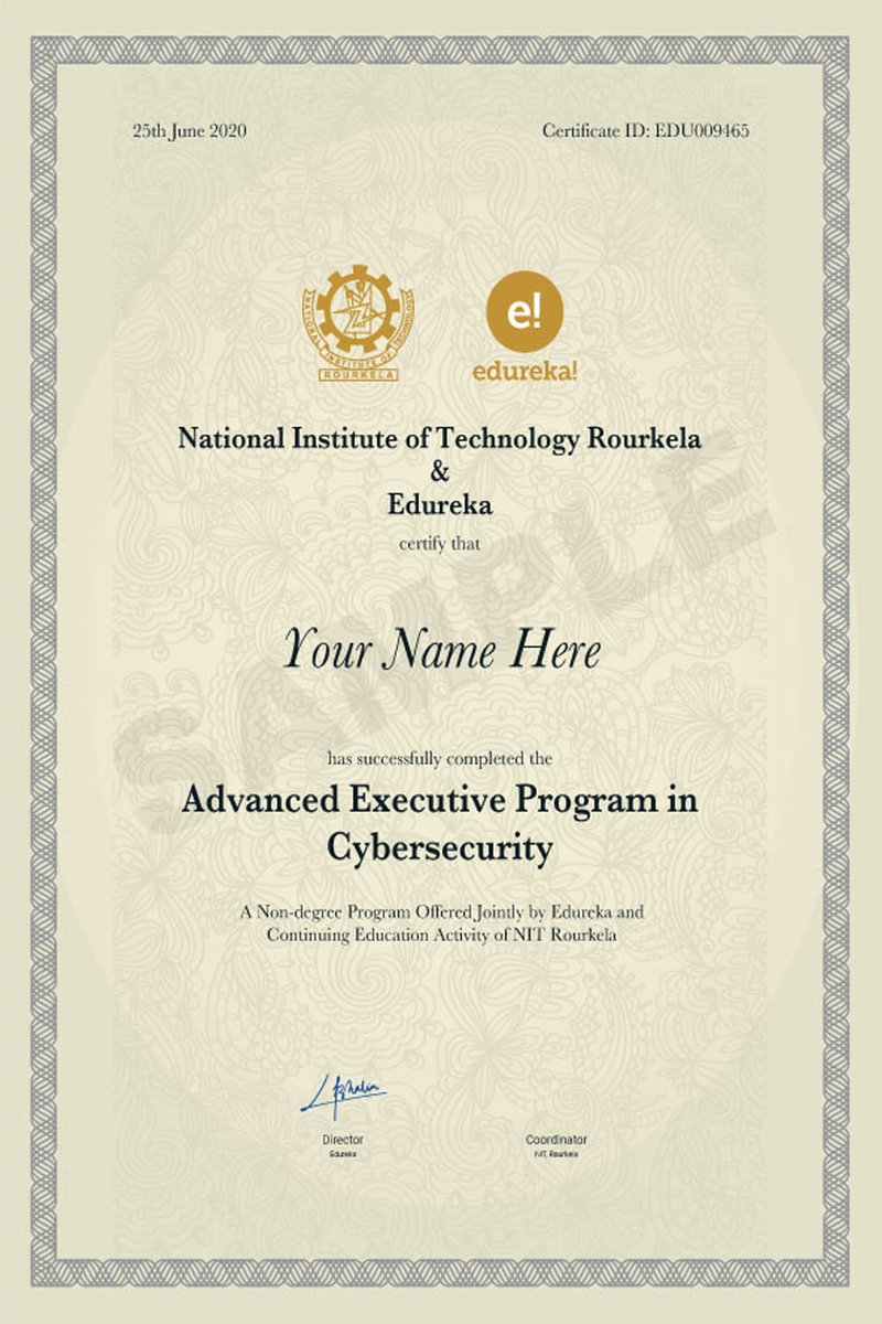 Advanced Executive Program in CYBERSECURITY - Online Certification Course - bit.ly/33CFtJA

#executiveprogram #cybersecurity #cyberattacks #certificationprogram #learnandearn #disclosurecommissionearned