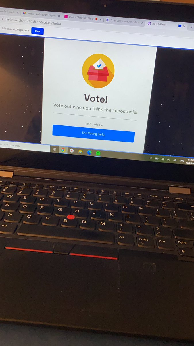 Gimkit kills it again by mashing up it’s already awesomeness with Among Us! Students at all levels are loving it! #GoodhueSchool