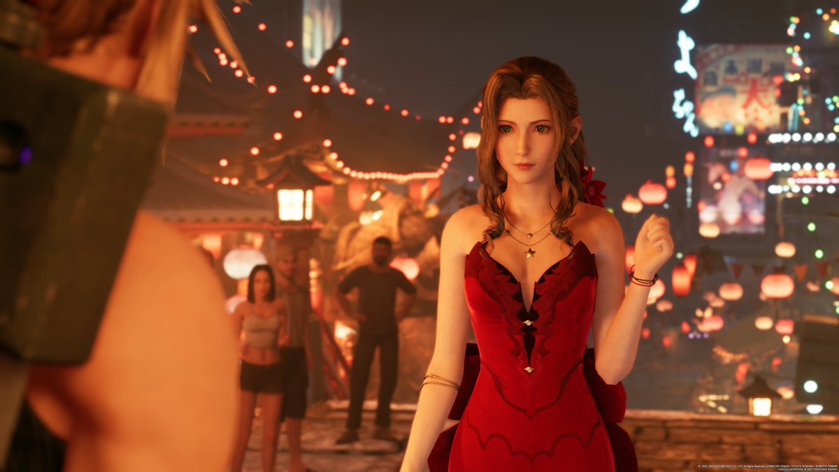 PYHasanon's tweet photo. @HyperX @finalfantasyvii Favorite moment is definitely the Aerith's Red Dress in the Fireworks scene... https://t.co/dneSt1ZWrG