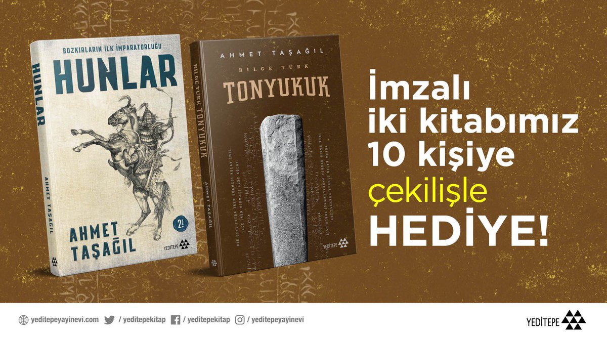 Prof.Ahmet Taşağıl (@proftaal) on Twitter photo İki kitabımı isme özel imzalı şekilde 10 takipçime hediye ediyorum. Yapmanız gerekenler;
▪️bu tweeti RT et ve beğen
▪️beni ve <a href="/yeditepekitap/">Yeditepe Yayınevi</a> 'ı takip et
▪️yoruma 3 arkadaşını etiketlemek.
Son gün; 9 Aralık 2020 Çarşamba İki kitabımı isme özel imzalı şekilde 10 takipçime hediye ediyorum. Yapmanız gerekenler;
▪️bu tweeti RT et ve beğen
▪️beni ve <a href="/yeditepekitap/">Yeditepe Yayınevi</a> 'ı takip et
▪️yoruma 3 arkadaşını etiketlemek.
Son gün; 9 Aralık 2020 Çarşamba