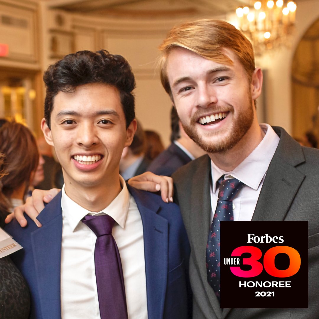 Photo of Cheng Fellows Tony Shu and Connor Shoen 