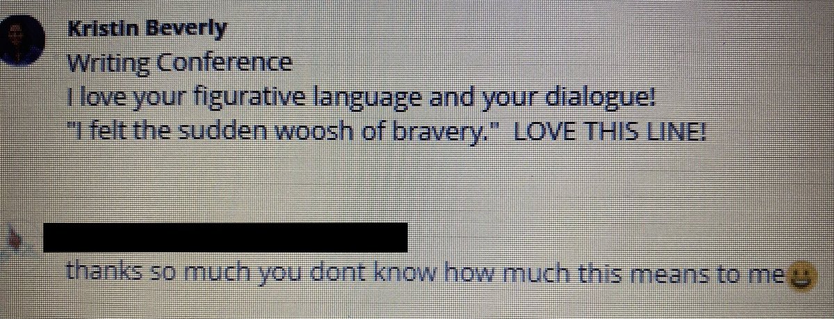 One-on-one writing conferences this week have been exciting!  I love to inspire writers! #sharonstrong