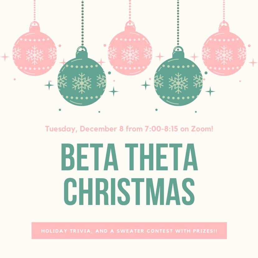 redandblack1984's tweet image. Come join your Thetas and Betas for some holiday fun! Don’t forget to wear your ugly sweater! @betaalphasigma