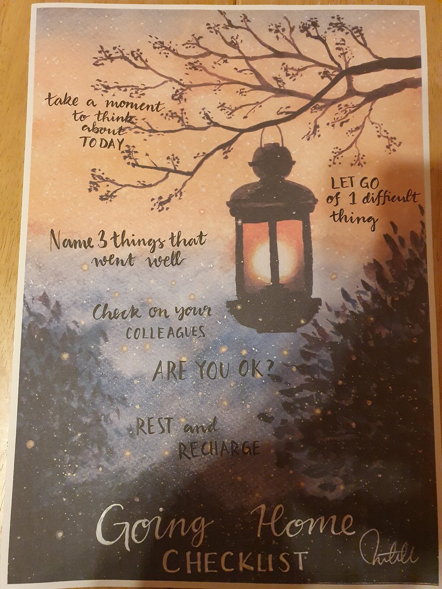 mrose0160's tweet image. My Going Home Checklist! One of my favourite things to do to relax and recharge is to paint. So what better thing to represent self care than to paint something that makes me feel calm. 😊 #goinghomechecklist @Theresajeanesme @NurseDickson