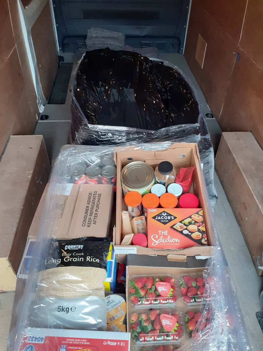 Today's job was taking two pallets of food from Avonmouth to a ship in Middlesbrough. All very last minute and a rush to get there before they sailed.