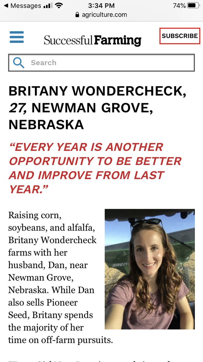 farmgirlnextdr's tweet photo. Hey, hey, that’s me on @successfulfarm !

Check out all 21 farmers and their stories ➡️ https://t.co/BAK6BwTWmv

#AgTwitter https://t.co/7ooYc90ZlA