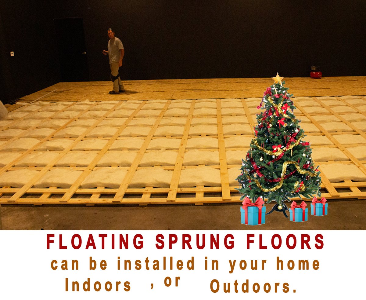 GC_Floors's tweet photo. We can help build floating sprung dance floors indoors or outdoors! 
#dance #floors #dancegift https://t.co/xv7GPY7Raq