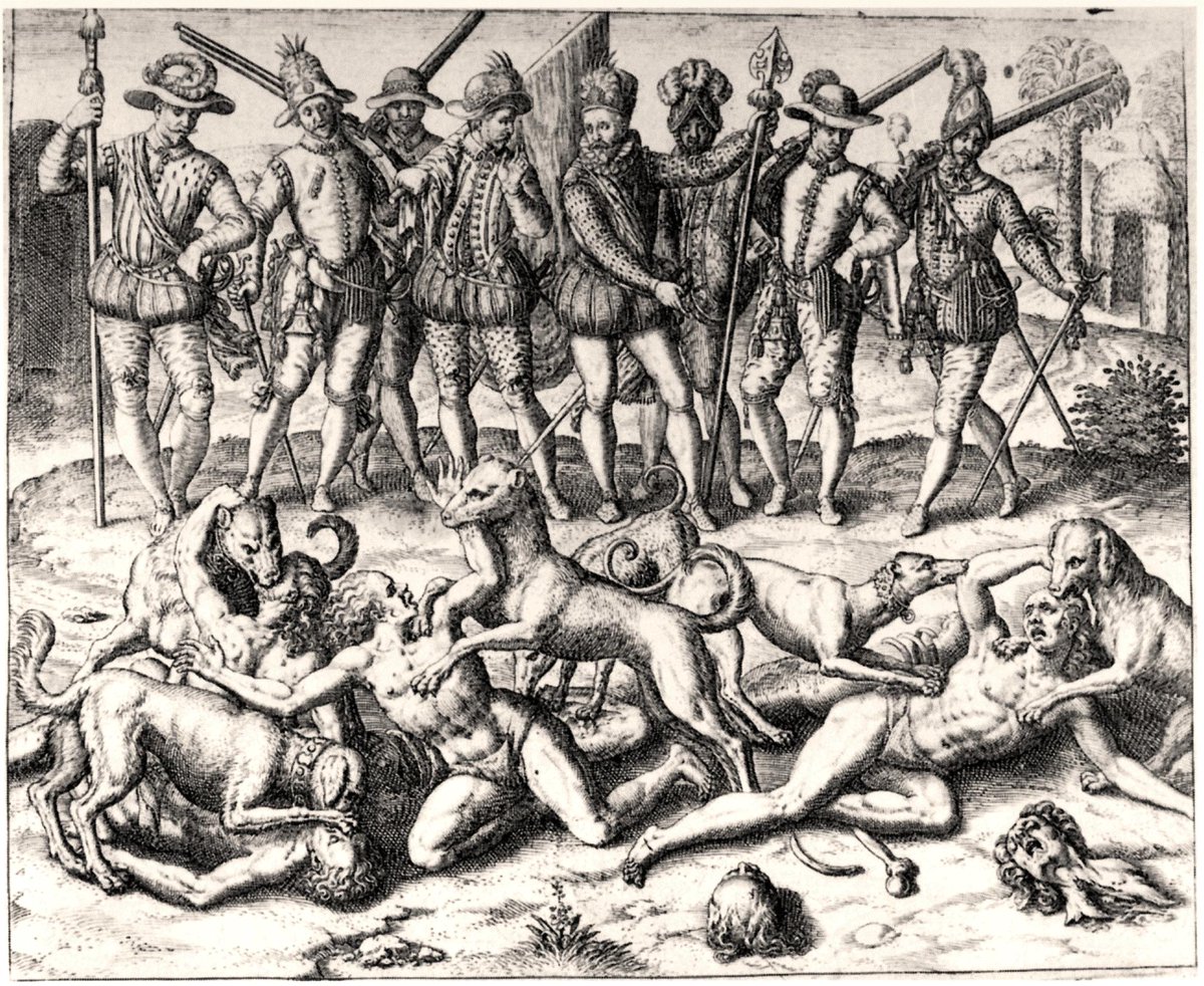 He compares European tortures to cannibalism: "I think there is more barbarity in eating a man alive than... dead; and in tearing by tortures and the rack a body still full of feeling... (as we have... seen in fresh memory... among neighbours... on the pretext of piety)" 9/11