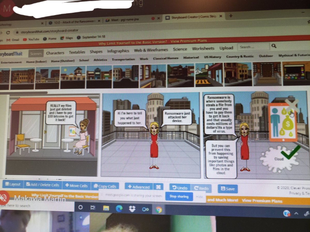 EESLibrary's tweet photo. 5th gr Ss @Edgemere_BCPS presented great tips about malware/ransomware in their comics using @StoryboardThat #bcpslms #reallifeconnection #nothingstopslearning https://t.co/YevmMghjnn