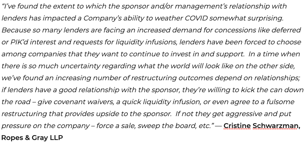 Here is  @RopesGray's Cristi Schwarzman: