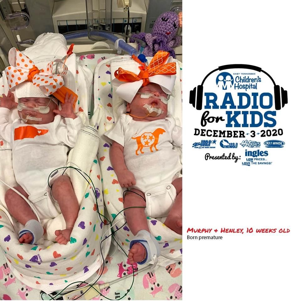 dollychildrens's tweet photo. Learn all about Children's Hospital tomorrow on Radio for Kids, a partnership with the Summit Media family of radio stations in Knoxville and presented by Ingles. From 6am-6pm, tune into Star 102.1, Hot 104.5, WNOX 93.1 and The Wolf 100.3. to hear stories from the patients. https://t.co/yef01bWWUZ