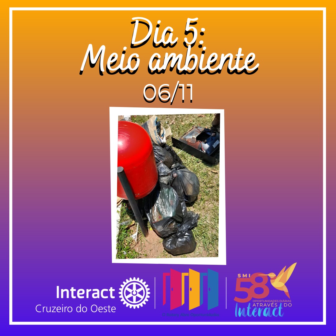 interact_cdo's tweet image. Na sexta feira (06/11) seguindo a proposta do quinto dia da SMI que é focada no meio ambiente, o clube organizou uma limpeza no parque da Cidade, onde retiramos todo o lixo possível que se encontrava lá. 💚💙
.
.
.
.
.
#smi2020 #interact58anos #ORotaryAbreOportunidades
